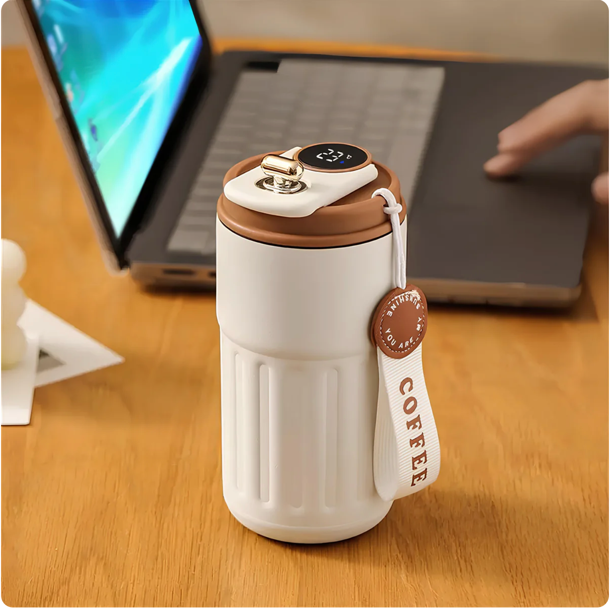 Thermos Light Mug With Smart LED Screen 450 ML